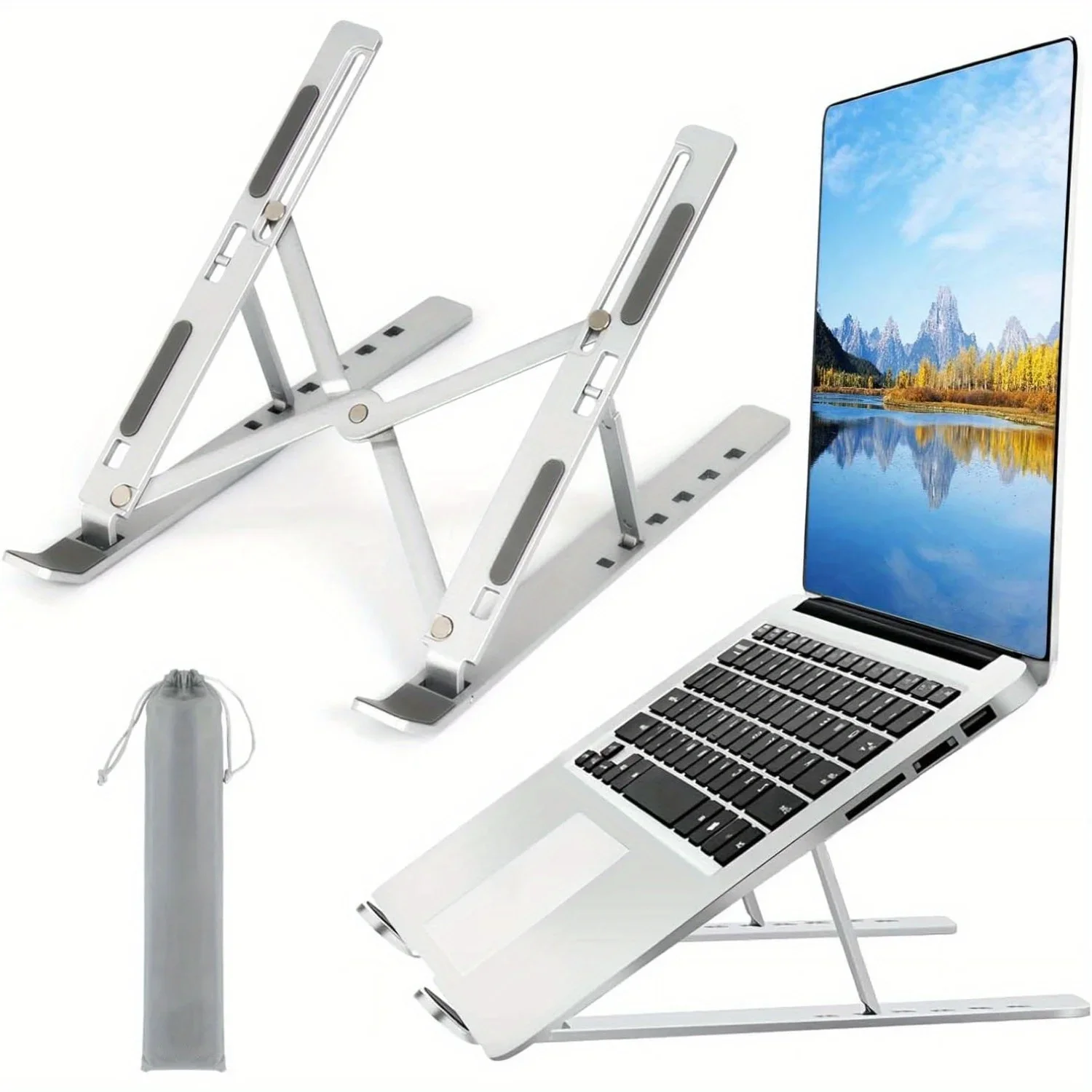 Folding Aluminium Laptop Stand