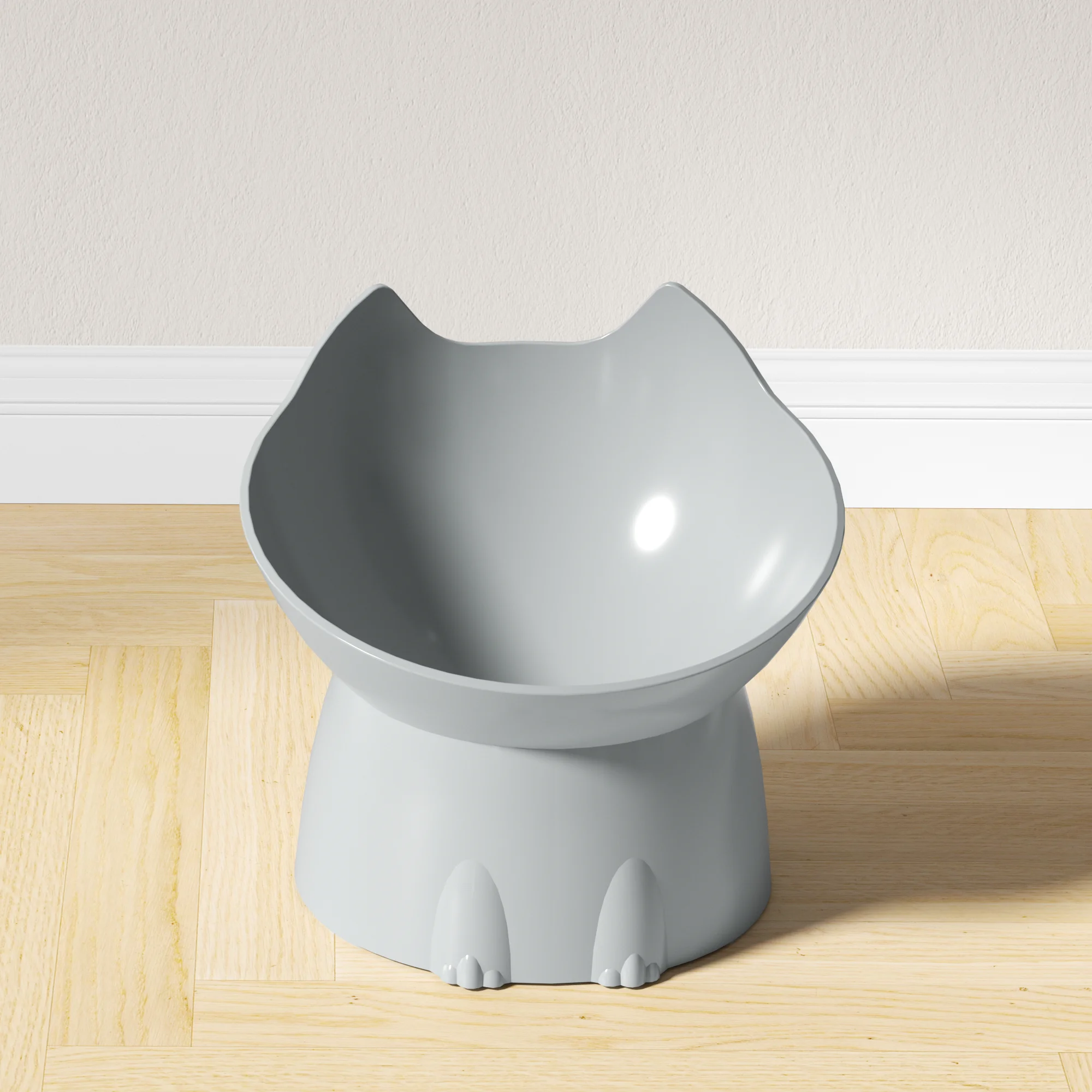 Raised Tilted Cat Bowl